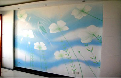 无为画墙绘怎么画好白云的蓬松感？