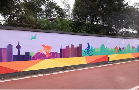 无为墙体彩绘-围墙