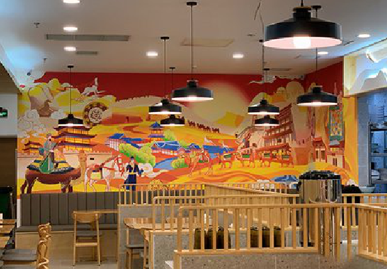 无为商业空间彩绘介绍。