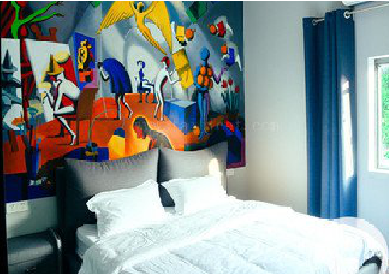 无为对于酒店的墙体彩绘而言更注重哪些方面？