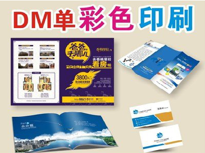 无为单页印刷，色彩搭配简单。