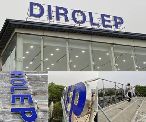 无为楼顶发光字安装的注意事项。